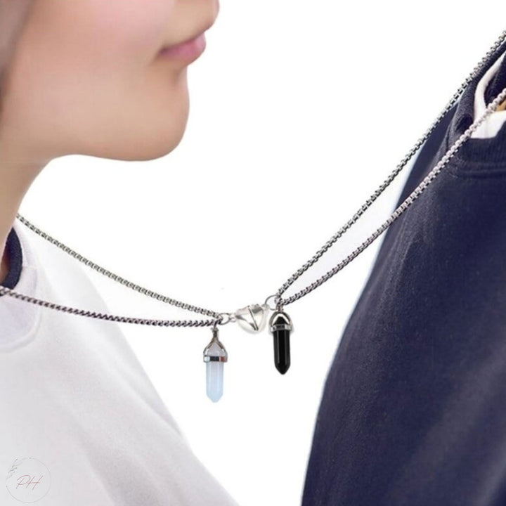Collier assorti en forme de cœur pour couple « True Love » Olivenorma