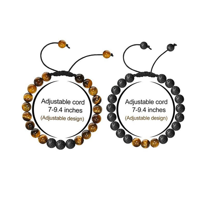 Bracelet de guérison en pierre de cristal naturel