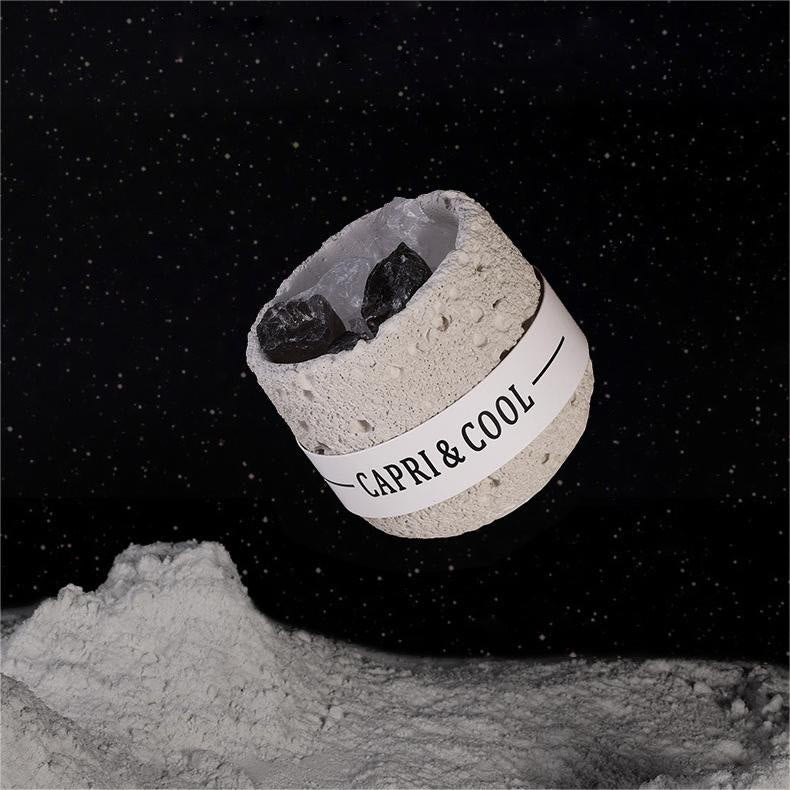 Cristal naturel Olivenorma Design de surface lunaire Cristal Aromathérapie