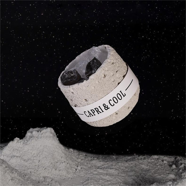 Cristal naturel Olivenorma Design de surface lunaire Cristal Aromathérapie