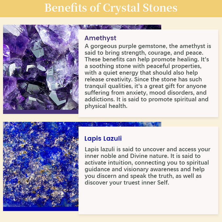 Bracelet Améthyste Lapis Lazuli