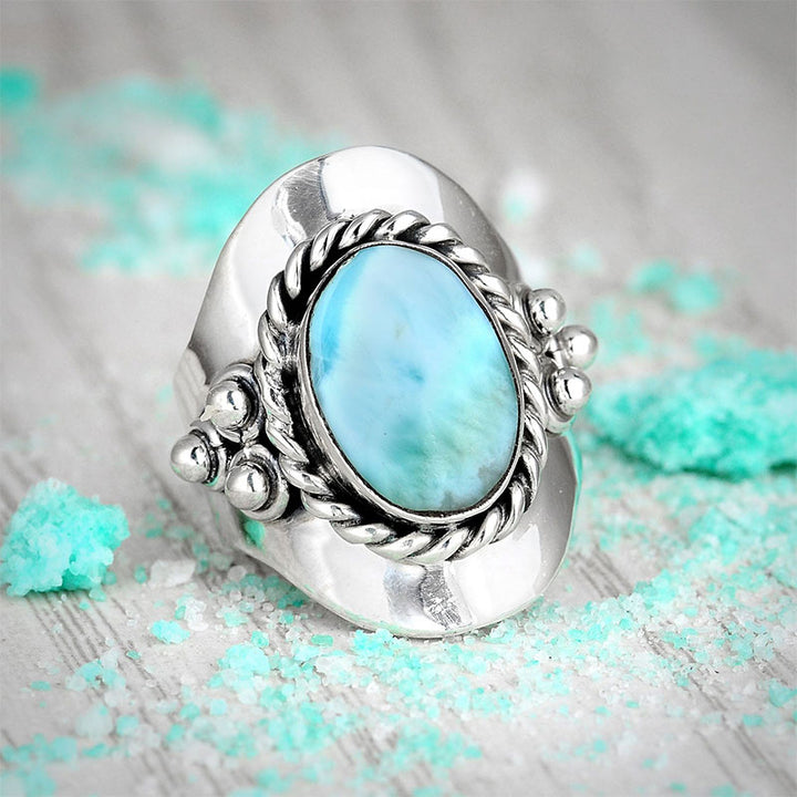 Bague Olivenorma Larimar Boho pour femme