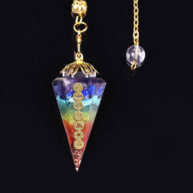 Pendule de divination Olivenorma Chakra Orgone