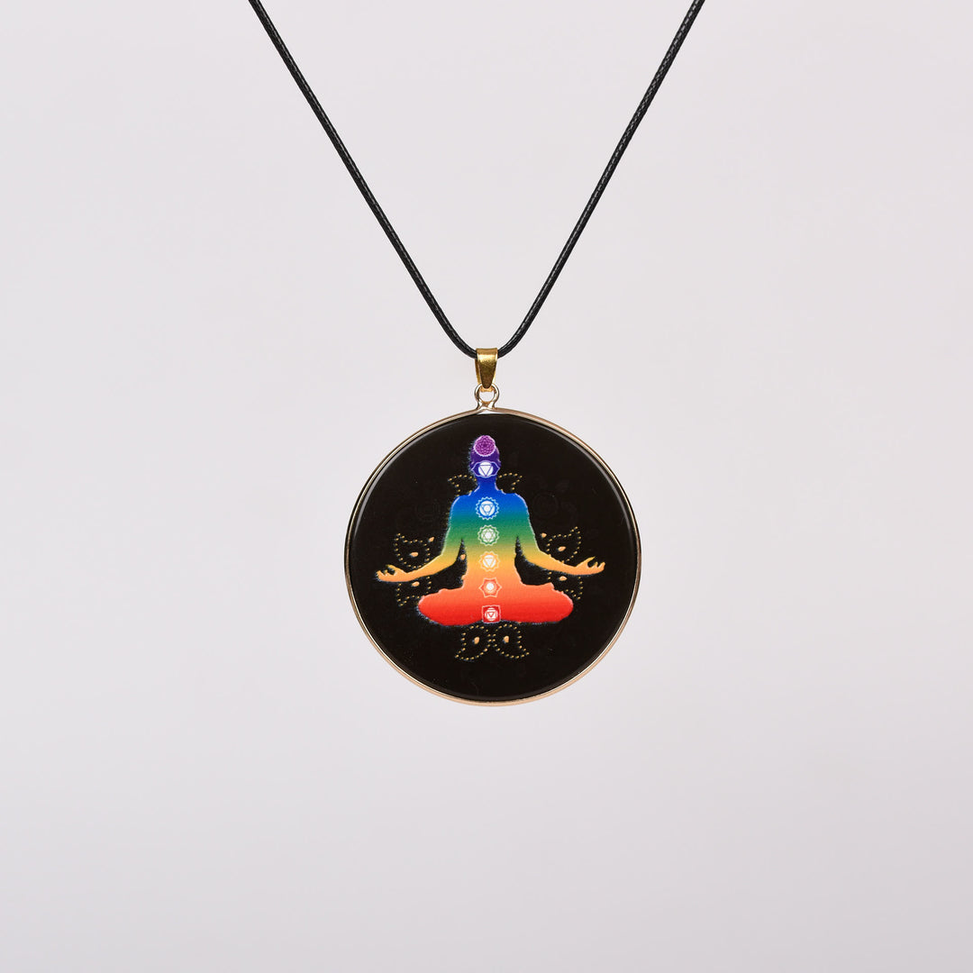 Collier Arbre de Vie en Cristal Hamsa Chakra Olivenorma