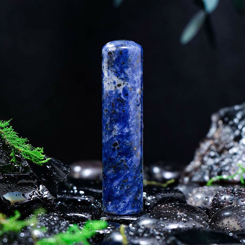 Ornement cylindrique en cristal de chakra naturel Olivenorma Décoration en pierres précieuses