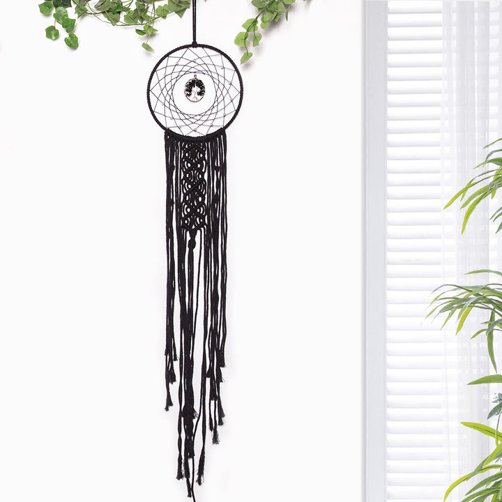Attrape-rêves rond en cristal tissé solaire arbre de vie Olivenorma