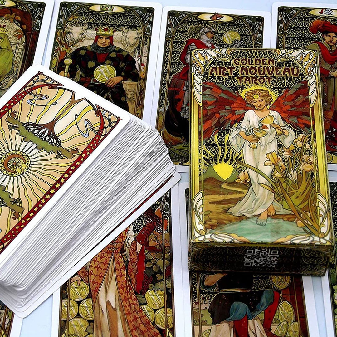 Cartes de jeu de tarot Olivenorma Golden Art Nouveau