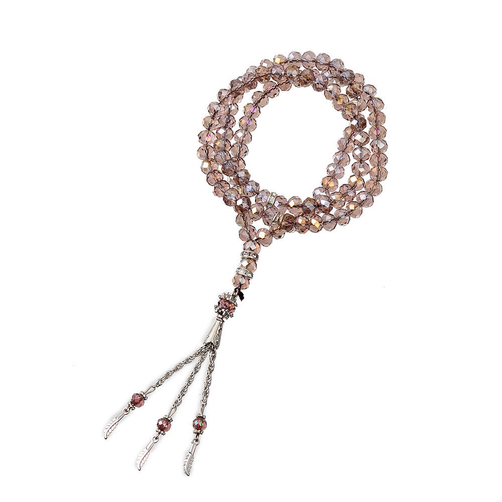 Bracelet chapelet musulman Olivenorma 99 perles de prière de 8 cm