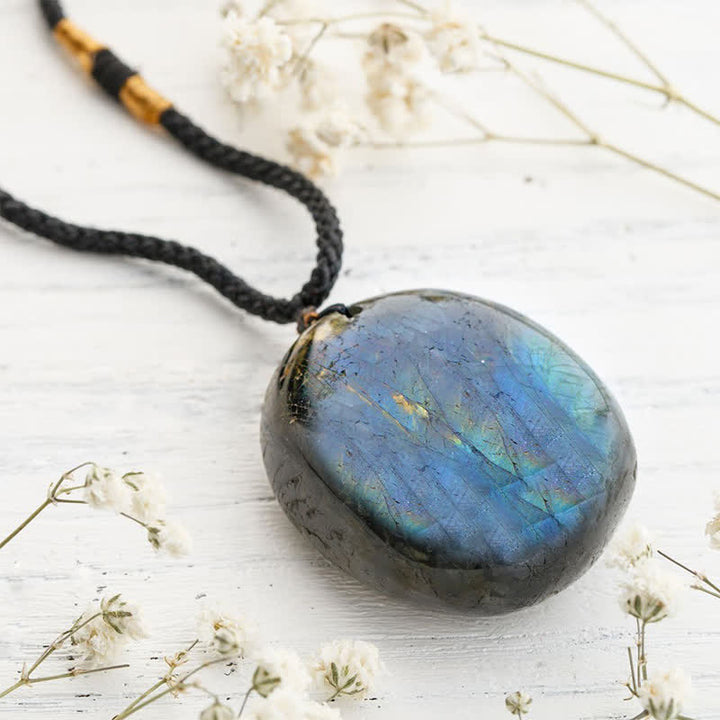 Collier de labradorite énergisante Olivenorma