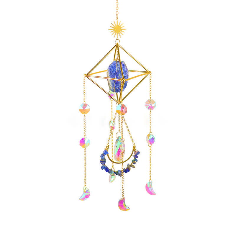 Ornement en pierre précieuse attrape-soleil en cristal Rainbow Maker Olivenorma