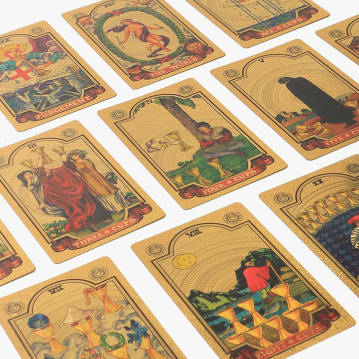 Cartes de tarot divinatoires holographiques de luxe de qualité supérieure Olivenorma