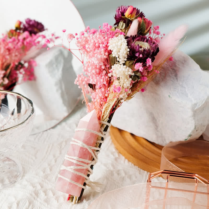 Bouquet éternel Olivenorma Baguettes en cristal naturel
