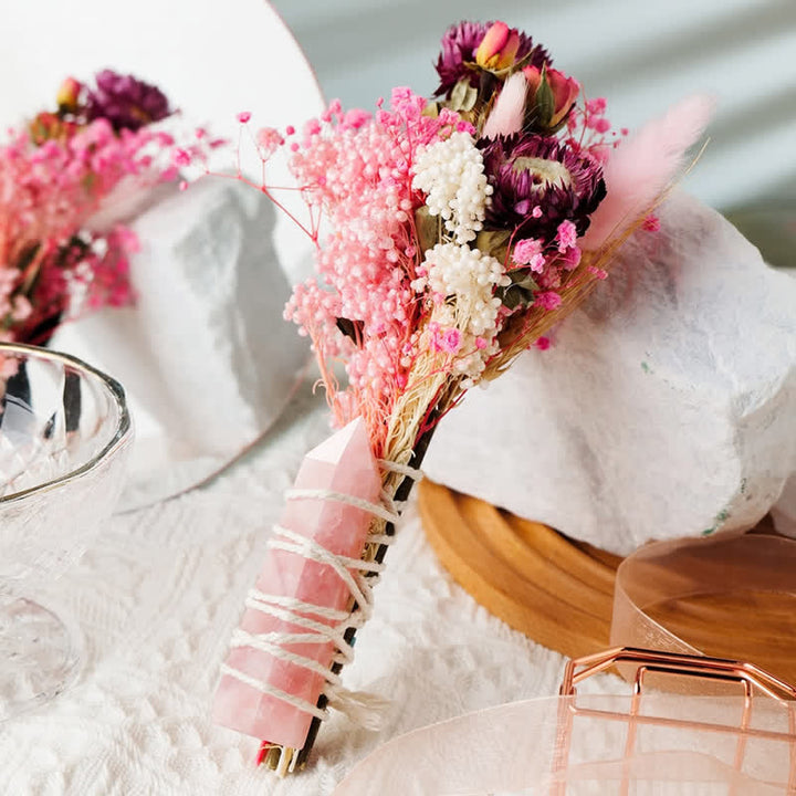 Bouquet éternel Olivenorma Baguettes en cristal naturel