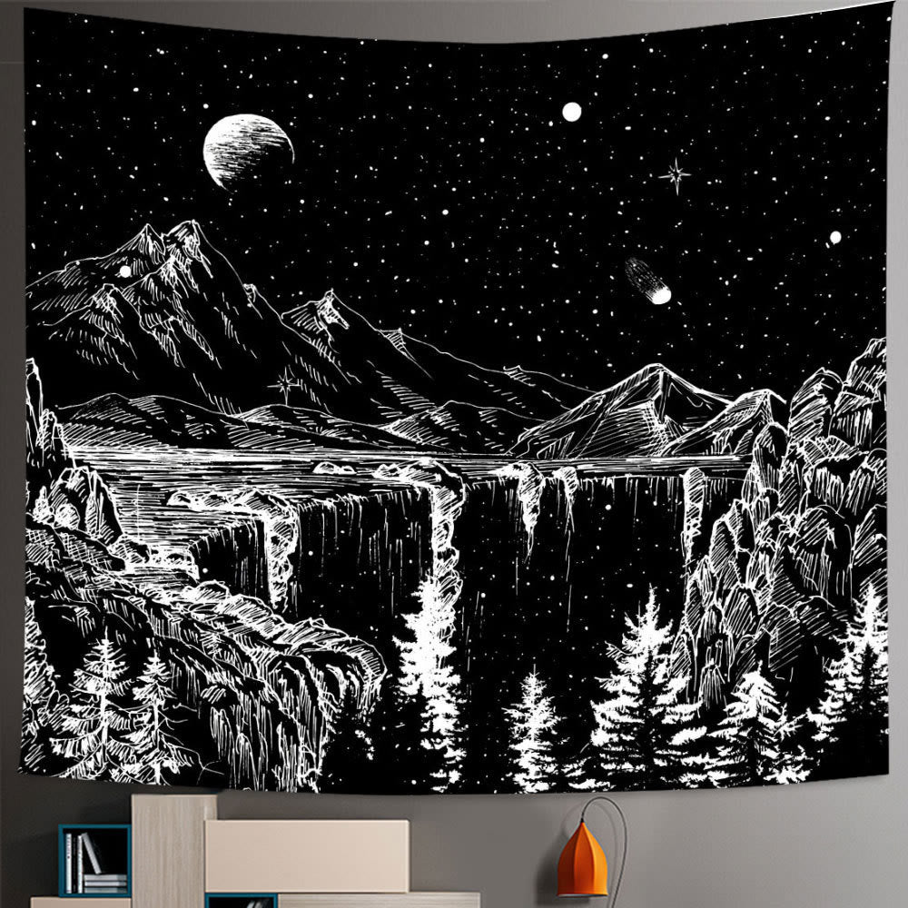 Tapisserie Boho Mandala Arbre de Vie des Sept Chakras Olivenorma