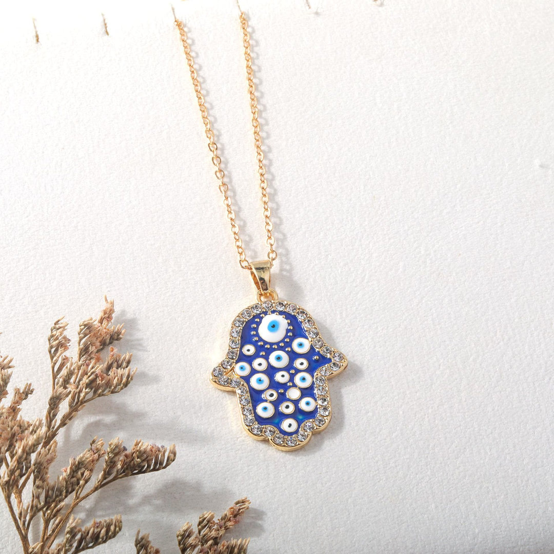 Collier créatif contre le mauvais œil Olivenorma