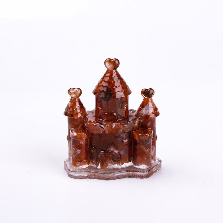 Décoration de château en pierres précieuses époxy cristal naturel Olivenorma