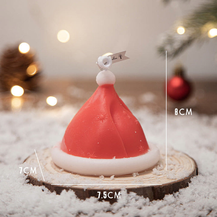 Bougie parfumée Olivenorma Ambiance de Noël Flocon de Neige Bonhomme en Pain d'Épices
