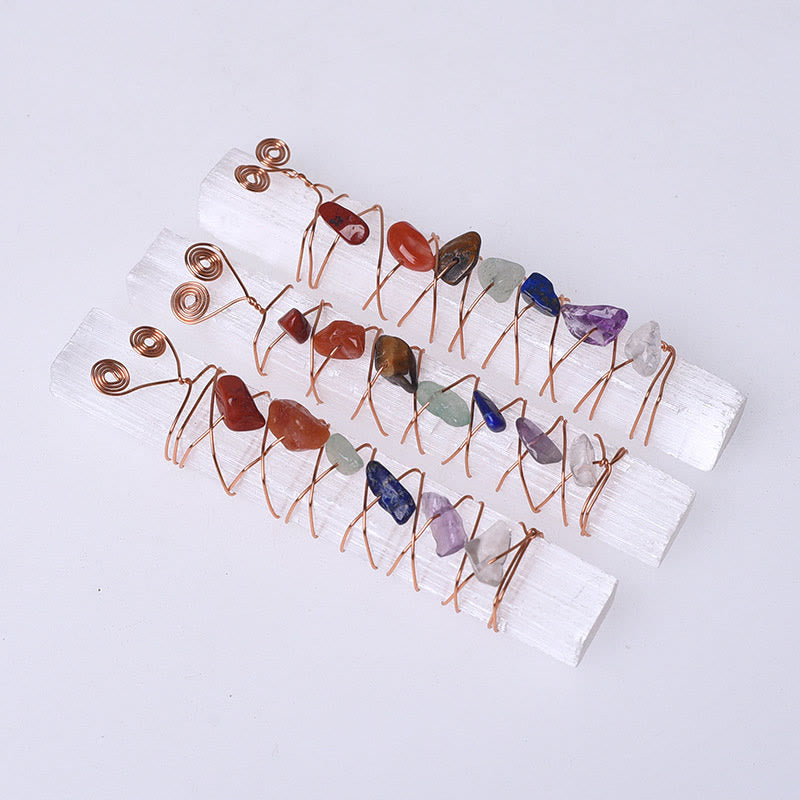 Baguettes de cristal en plâtre marocain Olivenorma Chakra