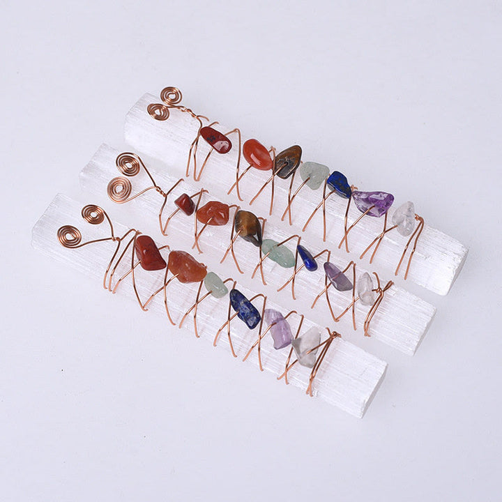 Baguettes de cristal en plâtre marocain Olivenorma Chakra