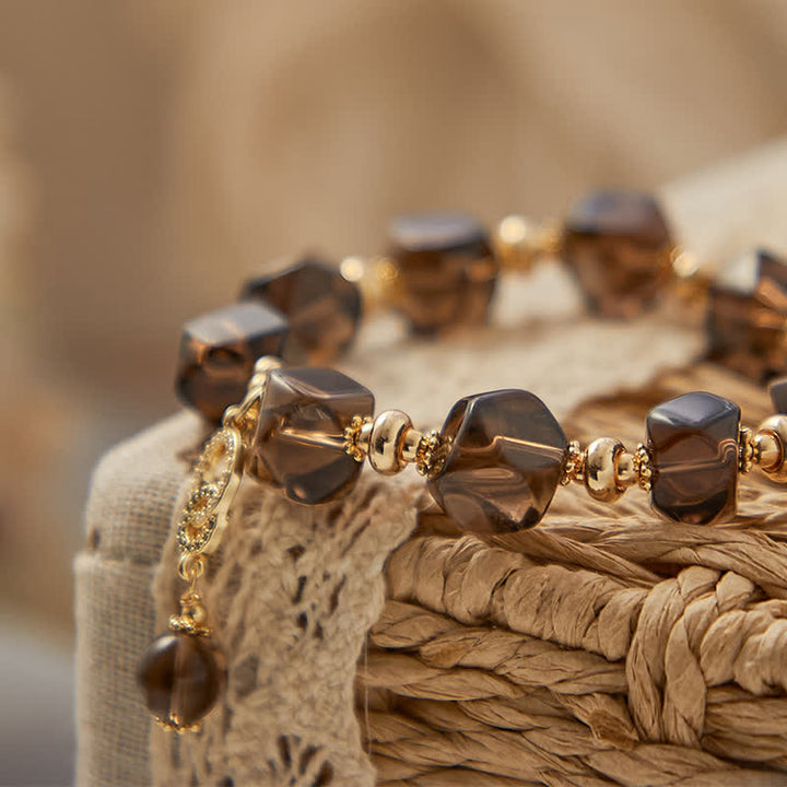 Bracelet de nettoyage en quartz fumé