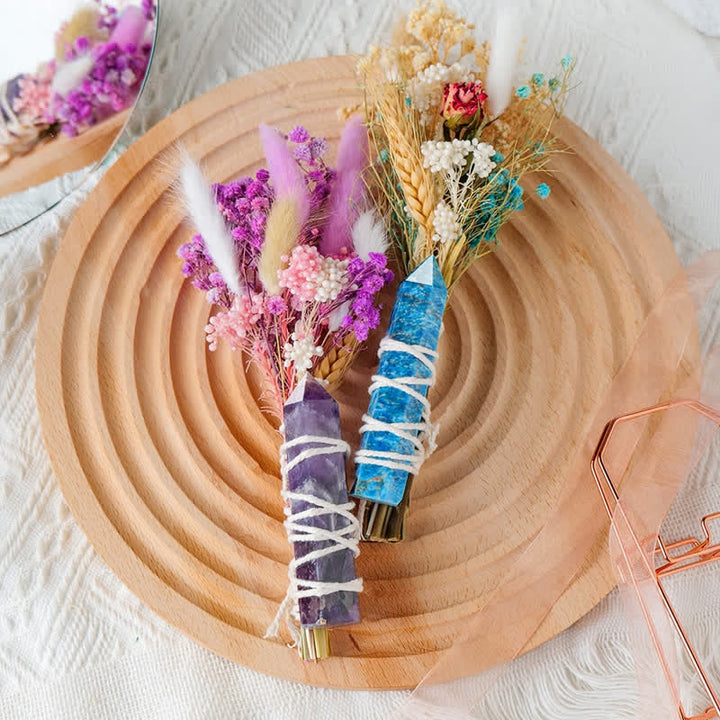 Bouquet éternel Olivenorma Baguettes en cristal naturel