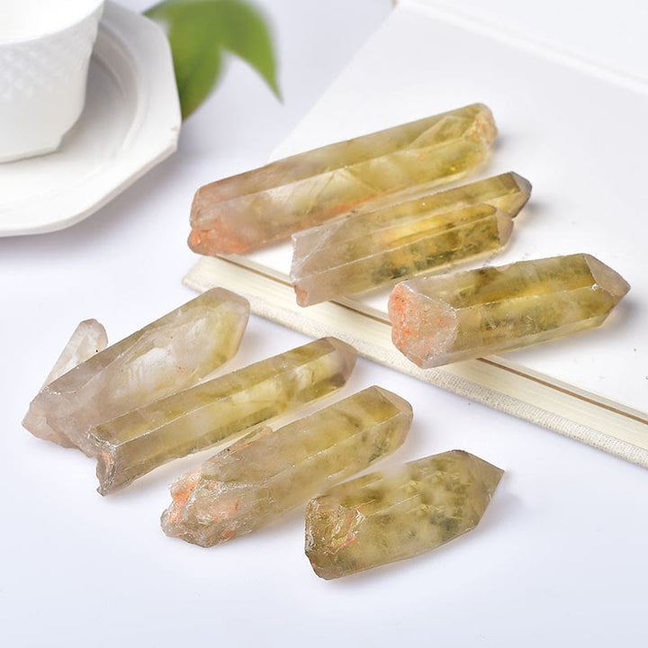 Baguettes en cristal de pierre brute de citrine Olivenorma