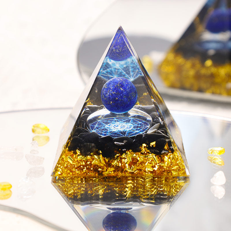 Lettre Sphère Lapis Lazuli Olivenorma 1972 Pyramide Orgone