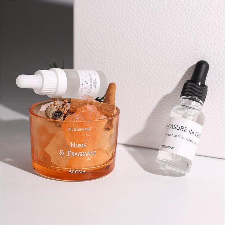 Huile essentielle sans flamme en cristal naturel Olivenorma pour aromathérapie