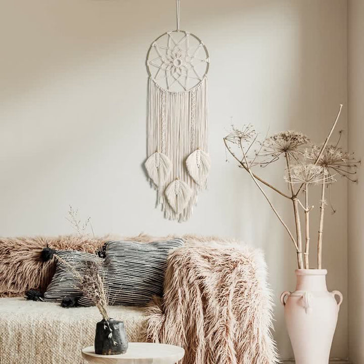 Attrape-rêves Boho Lotus Peace Olivenorma