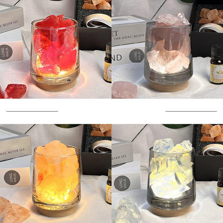 Coffret cadeau diffuseur sans flamme Olivenorma Lampe d'aromathérapie en cristal