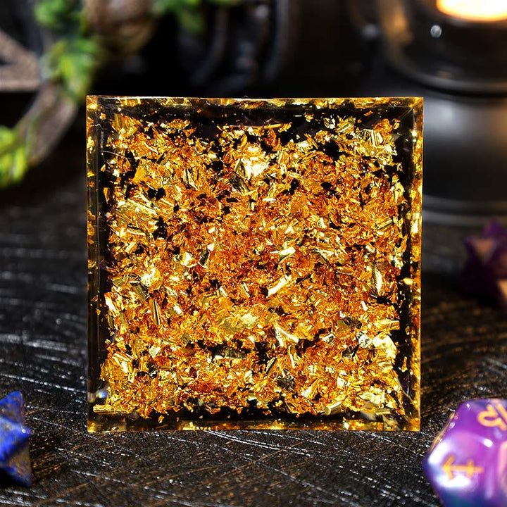 Boule d'améthyste Olivenorma Gravier d'obsidienne Zodiaque Sagittaire Pyramide d'orgone