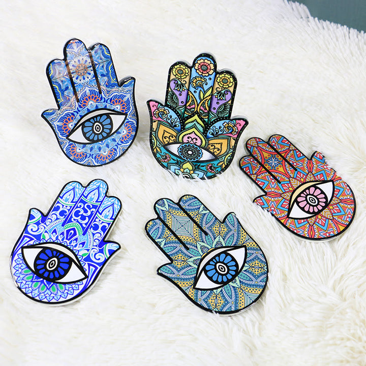 Plateau à bijoux Olivenorma Hamsa Evil Eye Sous-verre