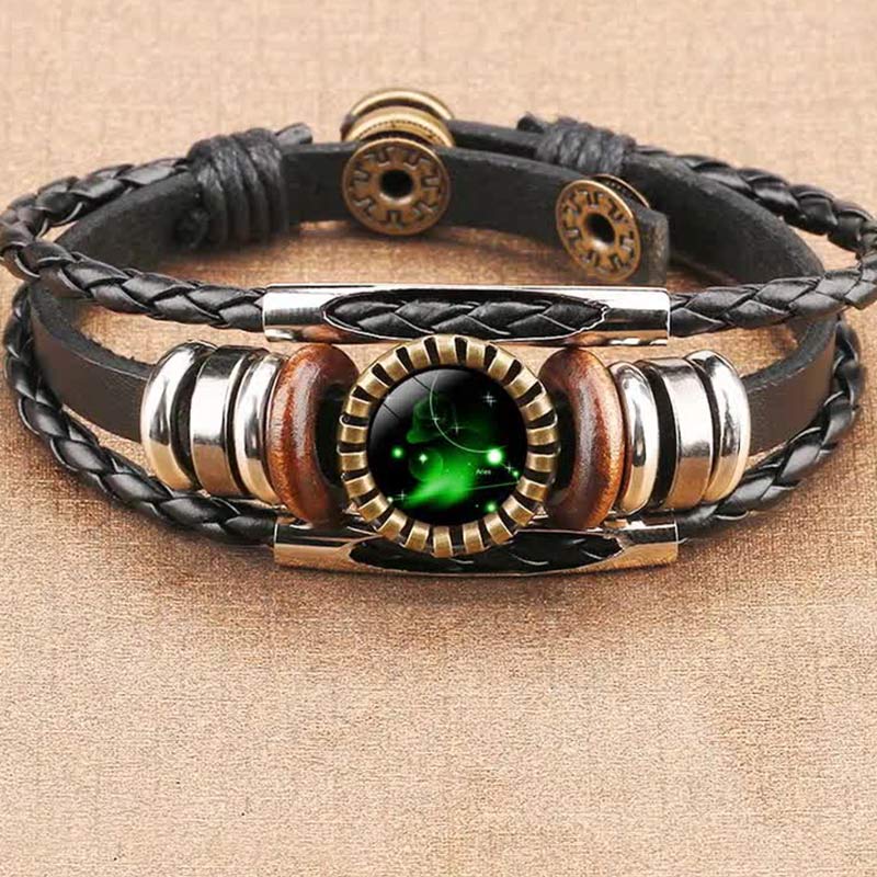 Bracelet rétro Zodiac Olivenorma