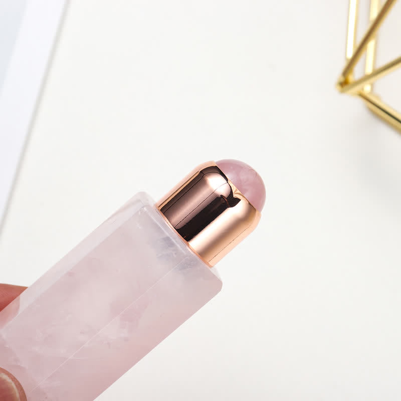 Baguettes de cristal d'huile essentielle énergétique en quartz rose olivenorma