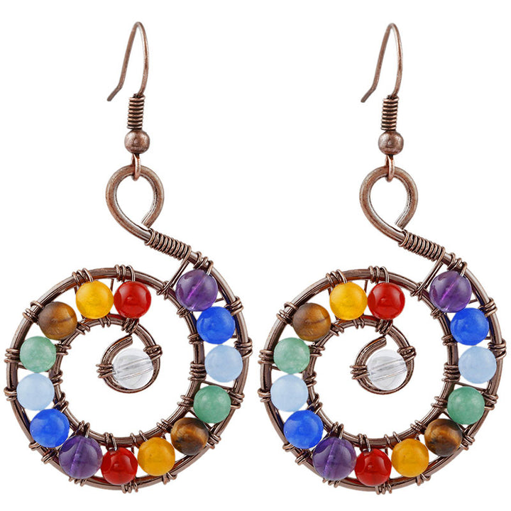 Boucles d'oreilles Chakra Orgone