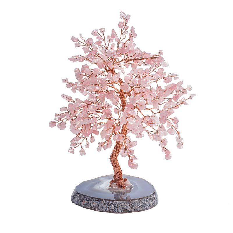 Olivenorma Love Harmony - Arbre Feng Shui en Quartz Rose