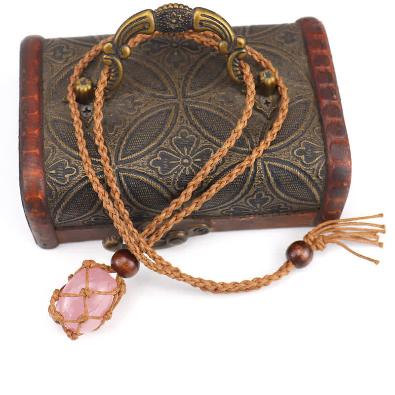 Collier de protection en cristal naturel