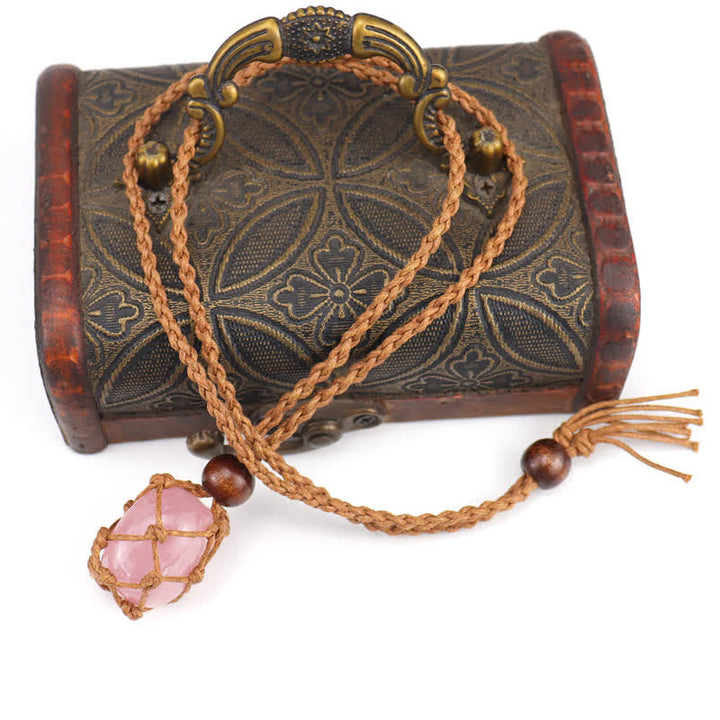 Collier de protection en cristal naturel