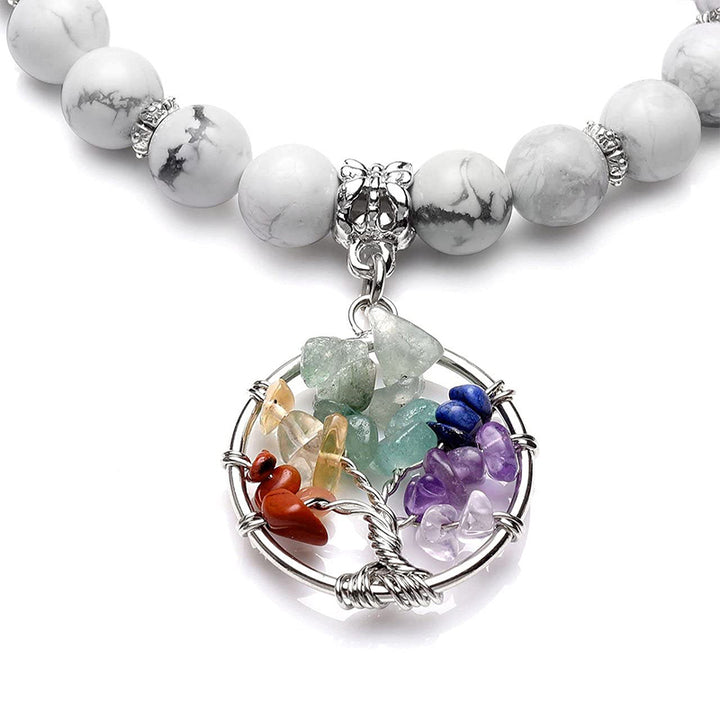 Bracelet Chakra Arbre de Vie Améthyste