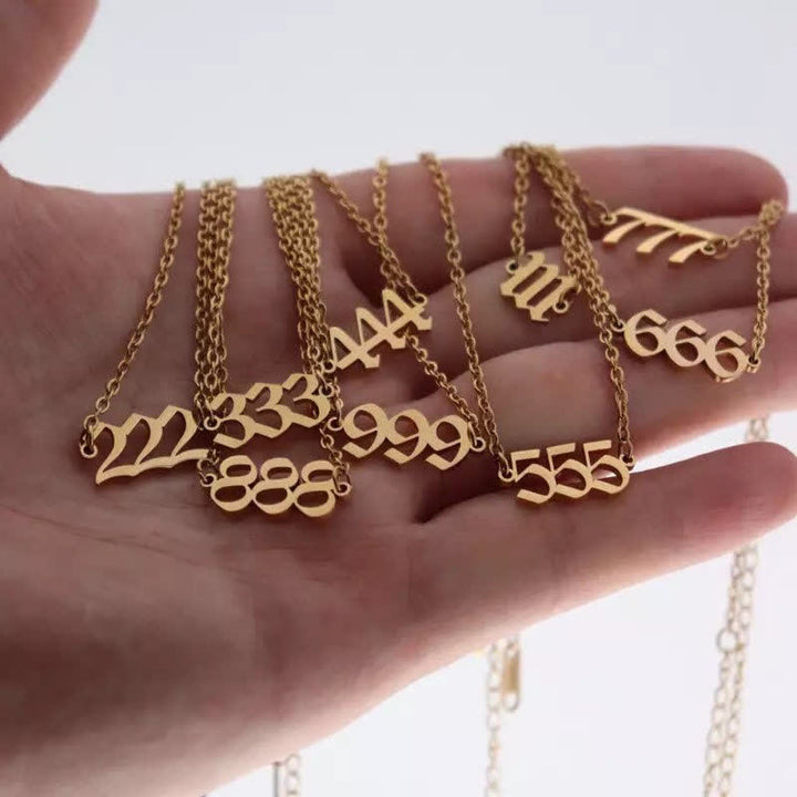 Bracelet de cheville spirituel avec numéro d'ange