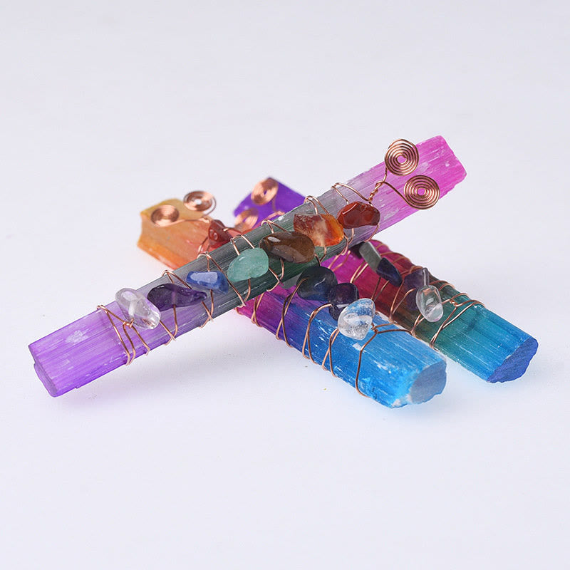 Baguettes de cristal en plâtre marocain Olivenorma Chakra