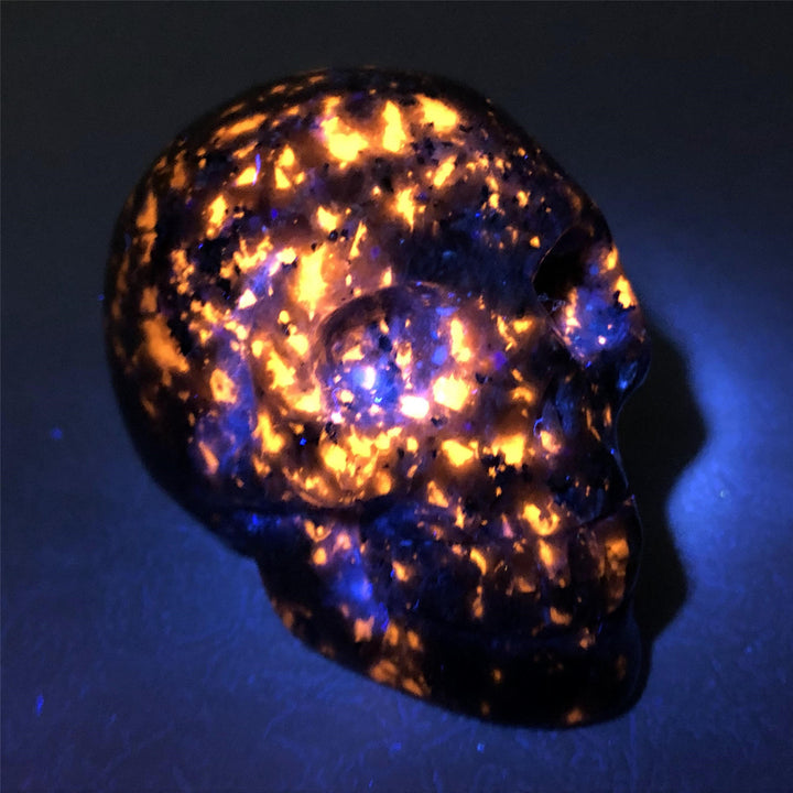 Décoration de crâne en cristal Yooperlite Olivenorma