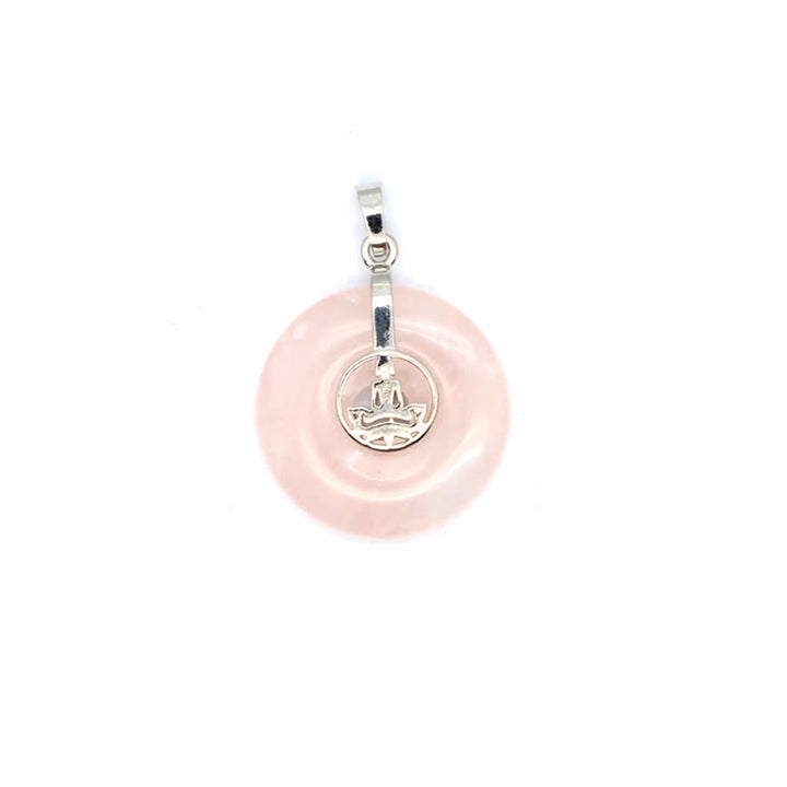 Collier Arbre de vie avec boucle de paix en cristal naturel Olivenorma