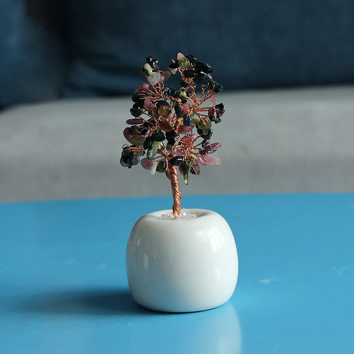 Arbre Feng Shui à cristaux multiples Olivenorma