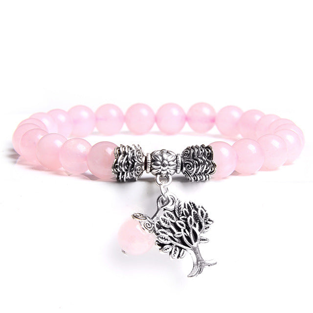 Bracelet Arbre de Vie en Cristal Naturel