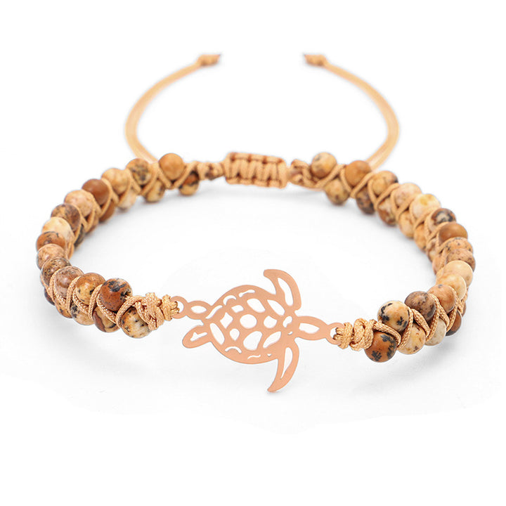 Bracelet Tortue en Pierre Naturelle
