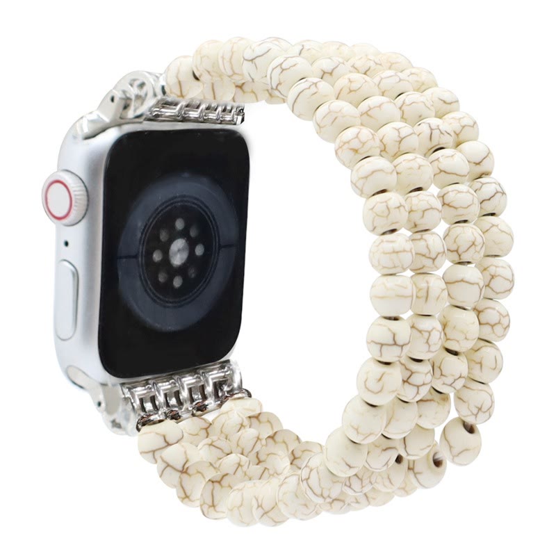 Bracelet de montre compatible avec le bracelet en perles d'œil de tigre Olivenorma