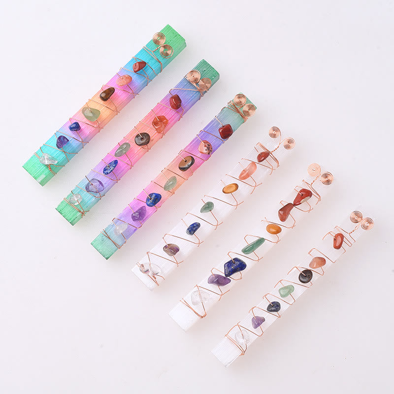 Baguettes de cristal en plâtre marocain Olivenorma Chakra