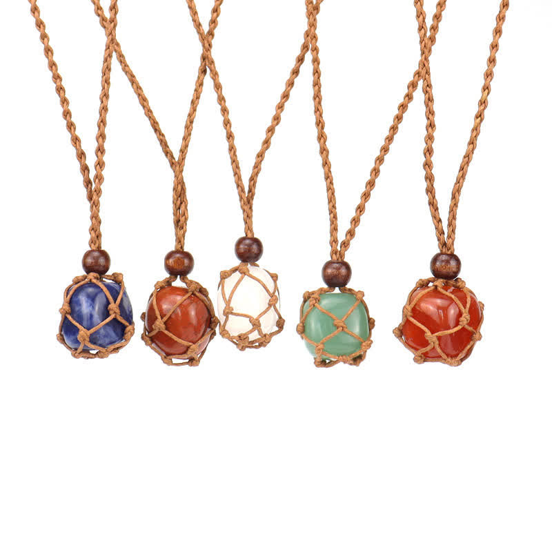 Collier de protection en cristal naturel