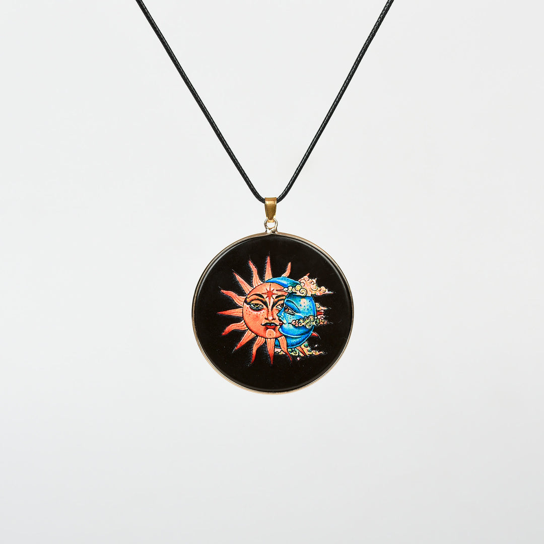 Collier Arbre de Vie en Cristal Hamsa Chakra Olivenorma